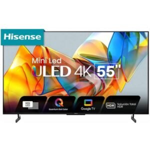 PANTALLA TV ULED HISENSE SMART UHD 4K GOOGLE TV – 55″