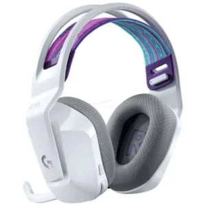 Headset Logitech Gaming G733 RGB inalámbrico – Blanco
