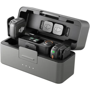 MICROFONO DJI MIC 3 – 2TX + 1 RX – CON ESTUCHE DE CARGA