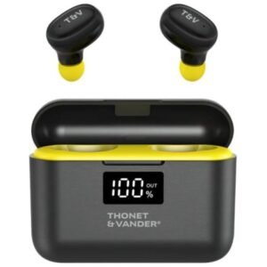AUDIFONOS THONET & VANDER BOHNE TOPP – BLUETOOTH – NEGRO-AMARILLO