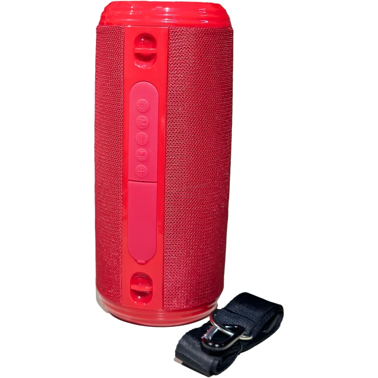 Parlante KOCASO Bluetooth 5W – Radio FM – MicroSD – 3.5mm – Rojo
