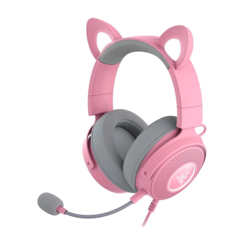 HEADSET RAZER KRAKEN KITTY V2 PRO – QUARTZ