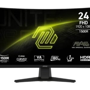 MONITOR LED 23.6" MSI MAG 242C CURVO 1MS - 180HZ - 1920X1080