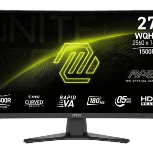 MONITOR LED CURVO 27" MSI MAG 275CQF E18 0.5MS - 180HZ - 2560X1440