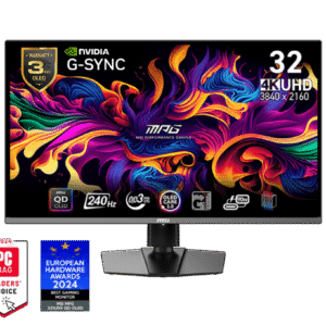 MONITOR 31.5" MSI MPG 321URX QD-OLED 0.03MS - 240HZ - 3840X2160