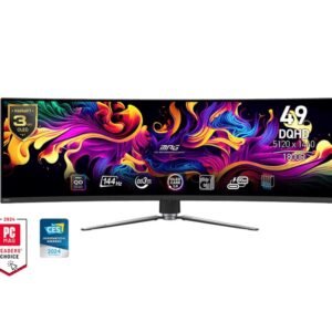 MONITOR 49" MSI MPG 491CQP QD-OLED CURVO - 0.03MS - 144HZ - 5120X1440