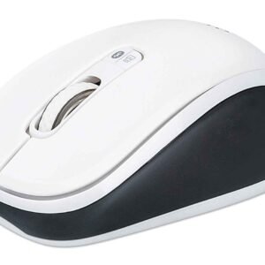 MOUSE INALAMBRICO MANHATTAN - MODO DUAL - BLANCO