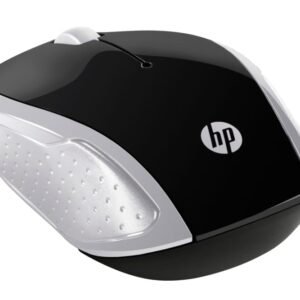 MOUSE INALAMBRICO HP 200 - NEGRO CON PLATEADO