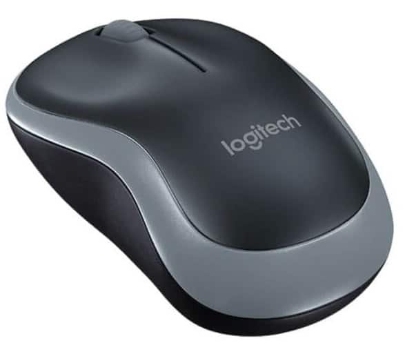 Mouse Logitech M185 - Inalámbrico - Negro