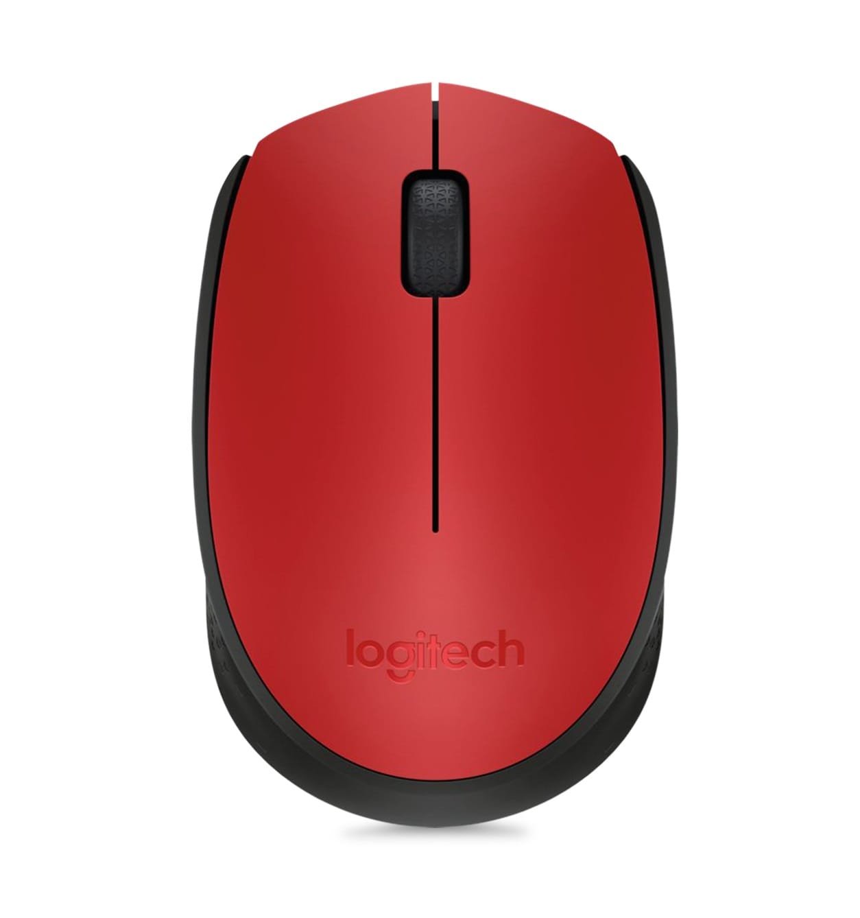 Mouse Logitech M170 inalámbrico - Rojo