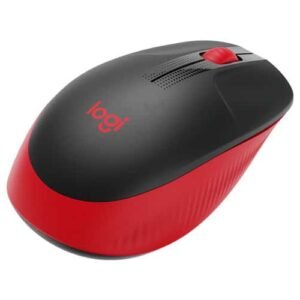 Mouse Logitech Inalambrico M190 Negro - Rojo
