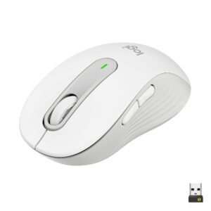 Mouse Logitech Signature M650 - Inalámbrico - BLANCO
