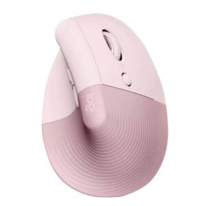 Mouse Logitech Lift Vertical Ergonómico - Inalámbrico - Rosado