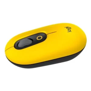 Mouse Logitech POP - Inalámbrico - Amarillo