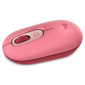 Mouse Logitech POP - Inalámbrico - Rosado