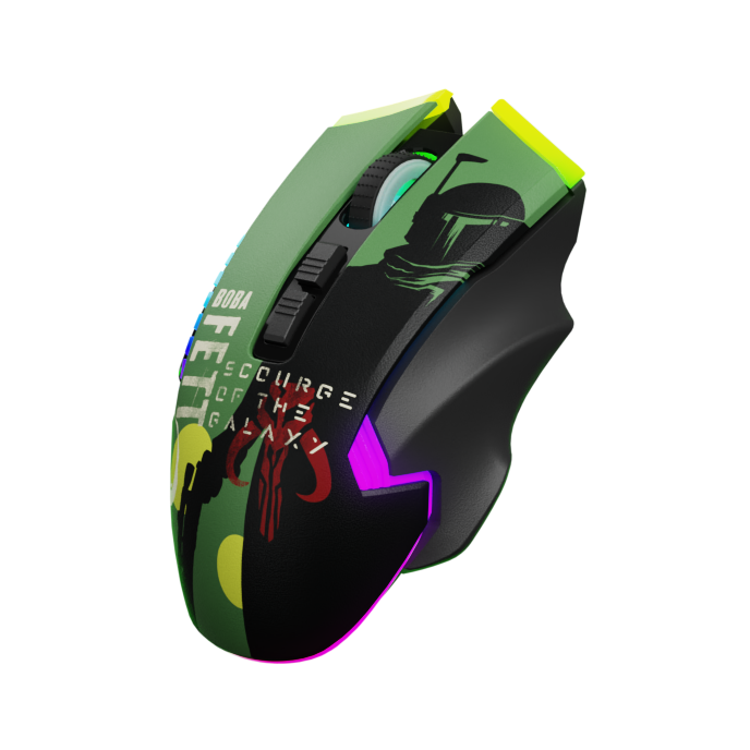 MOUSE PRIMUS GLADIUS TM11 - STAR WARS BOBA FETT - INALAMBRICO