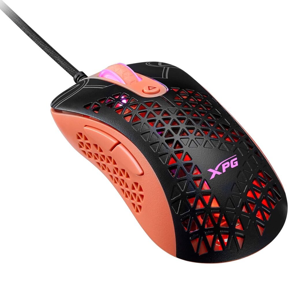 MOUSE GAMING XPG SLINGSHOT USB - NEGRO-NARANJA