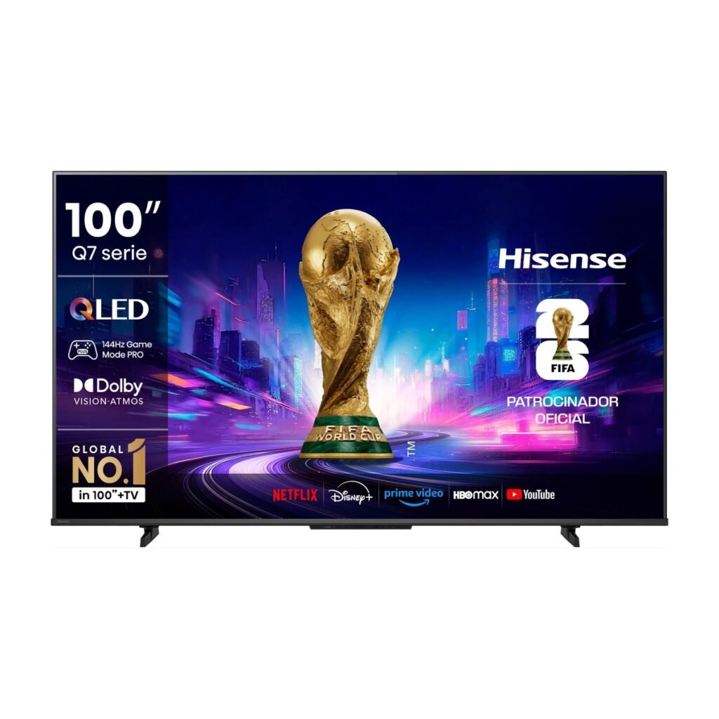 PANTALLA QLED HISENSE 100Q7QG GOOGLE TV – 100″
