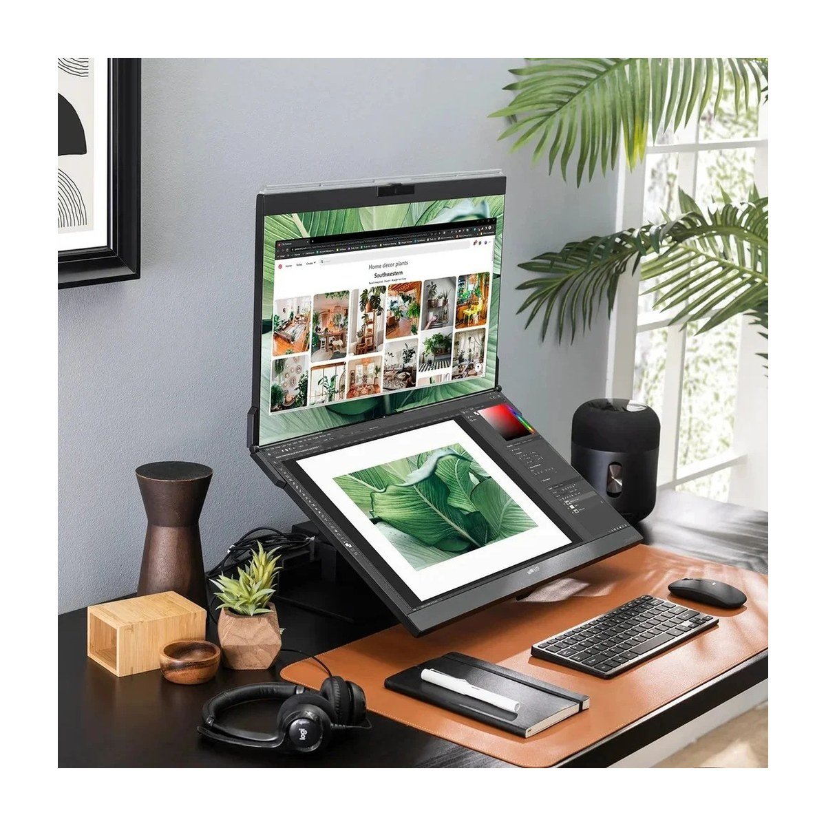 MONITOR DUAL 24" MOBILE PIXELS GEMINOS X - 75HZ - 2560X1440 - TOUCH