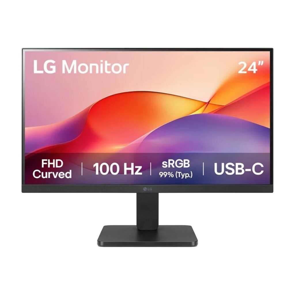MONITOR LED 23.8" LG CURVO 5MS - 100HZ - 1920X1080