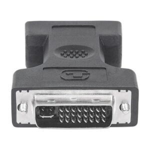 Adaptador Manhattan DVI-I Dual Macho a SVGA Hembra