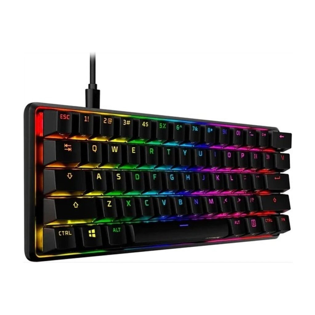 Teclado HyperX Alloy Origins 60 - Mecánico - RGB - Switch Rojo