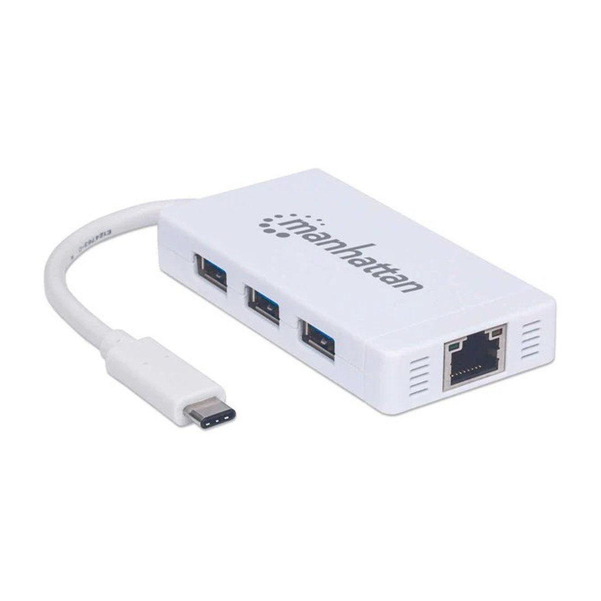 ADAPTADOR HUB USB 3.0 – USB-C – ETHERNET GIGABIT