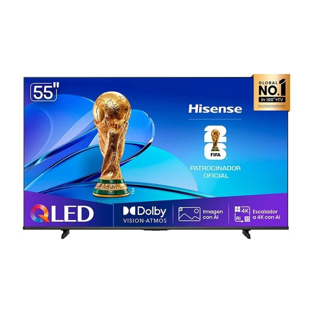 PANTALLA QLED HISENSE 55Q6QV SMART 4K – 55″