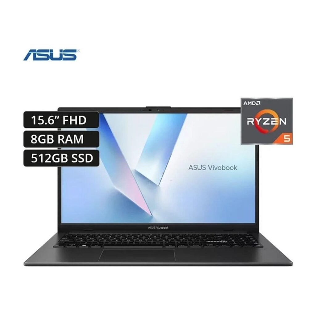 LAPTOP ASUS VIVOBOOK GO 15 R5 – 40 – 8GB – 512GB SSD – 15.6″