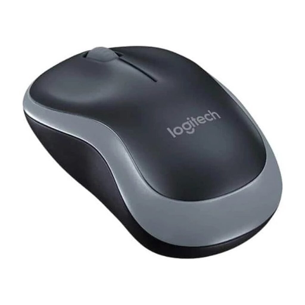 Mouse Logitech M185 - Inalámbrico - Negro