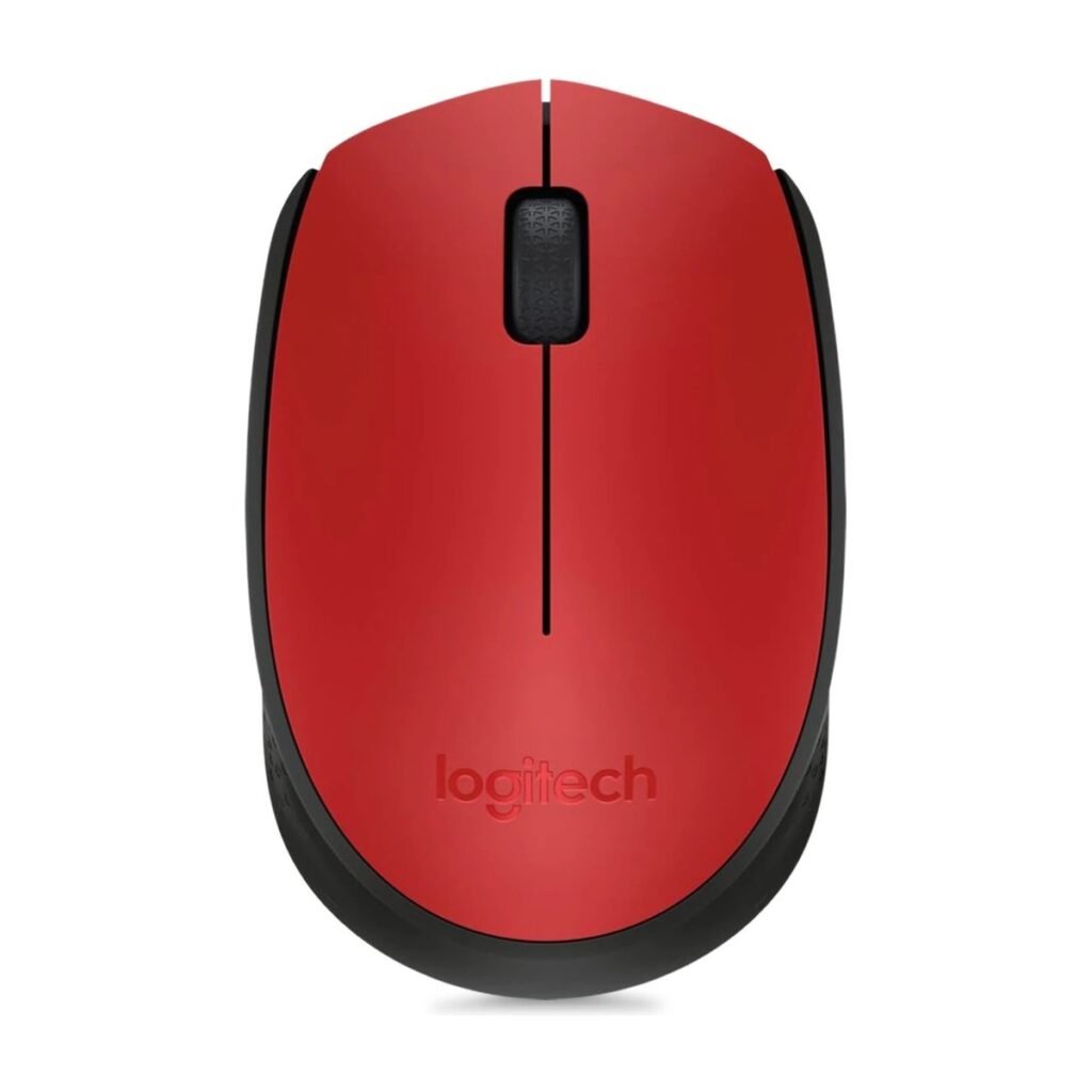 Mouse Logitech M170 inalámbrico - Rojo