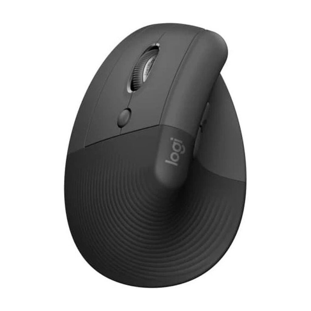 Mouse Logitech Lift Left Vertical Ergonómico - Inalámbrico - Grafito