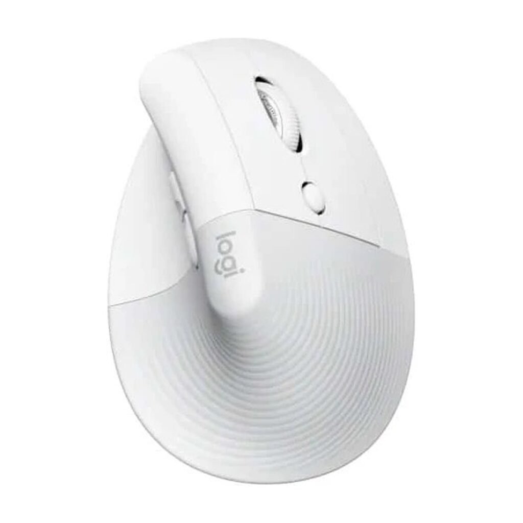 Mouse Logitech Lift Vertical Ergonómico - Inalámbrico - Blanco