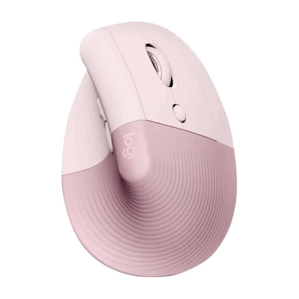 Mouse Logitech Lift Vertical Ergonómico - Inalámbrico - Rosado