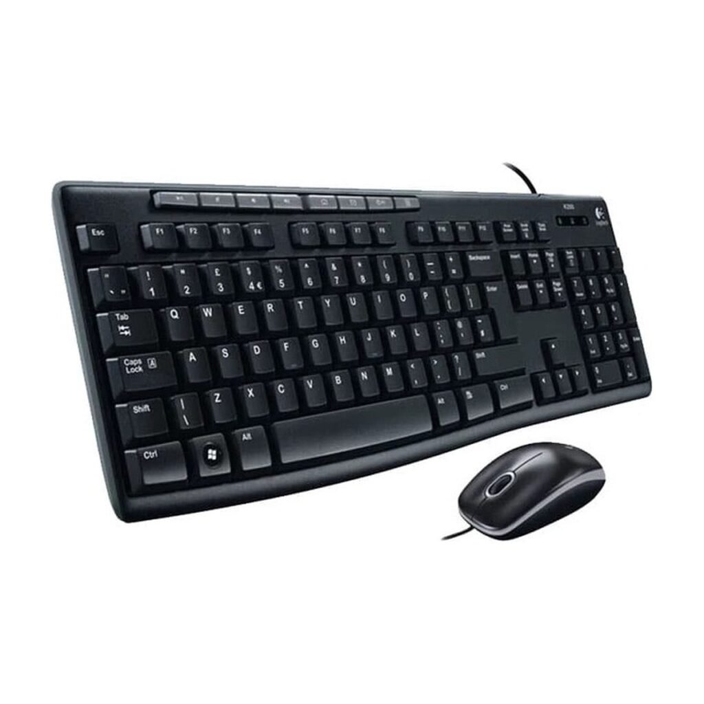 Teclado Y Mouse Logitech MK200 multimedia Español USB