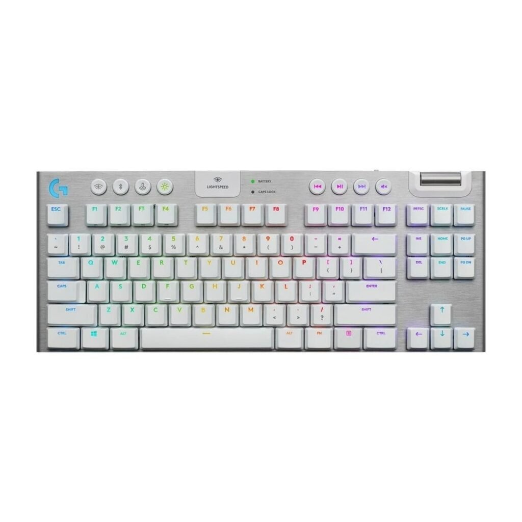 Teclado Logitech G915 Mecánico TKL Inalámbrico - Blanco