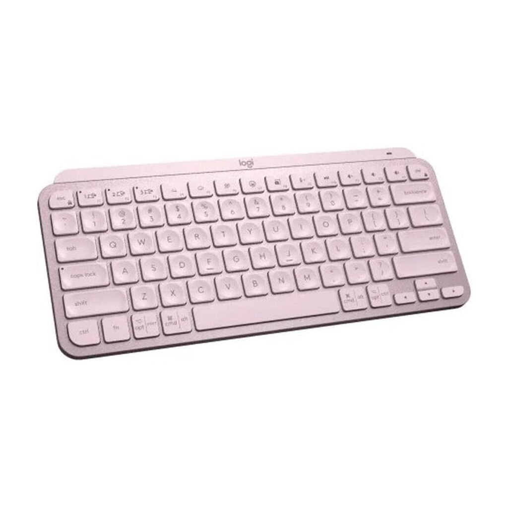 Teclado Logitech MX Keys Mini Iuminado - INALAMBRICO - ROSADO