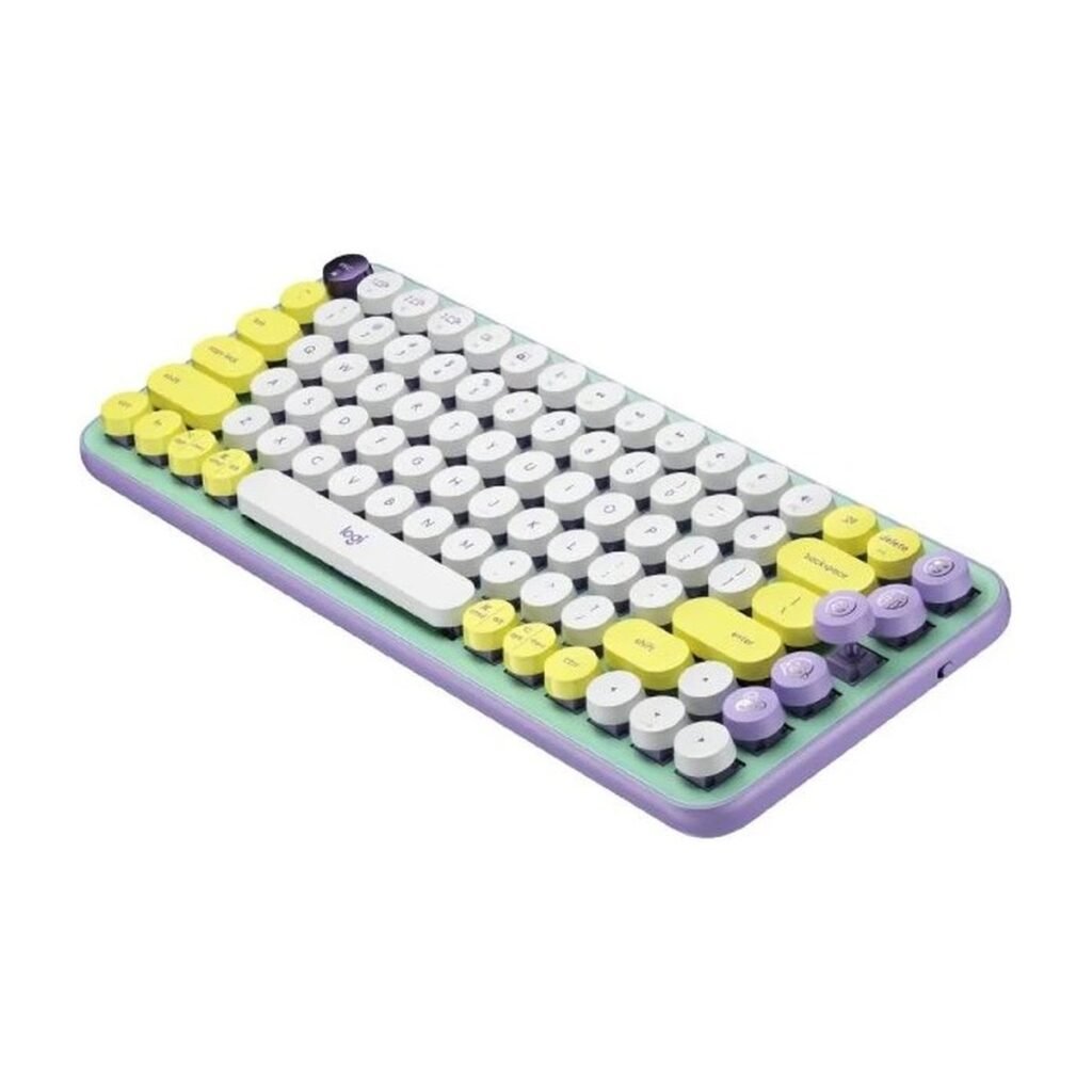 Teclado Logitech Pop Keys Mecanico - BT - Menta