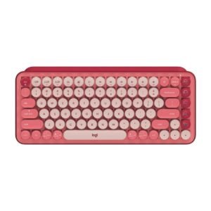 Teclado Logitech Pop Keys Mecanico - BT - Rosado - Español