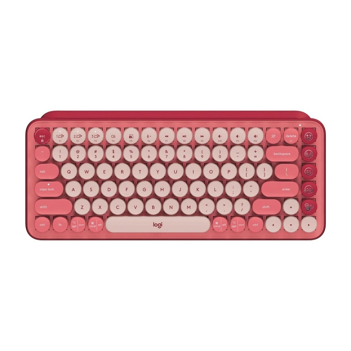 Teclado Logitech Pop Keys Mecanico - BT - Rosado - Español