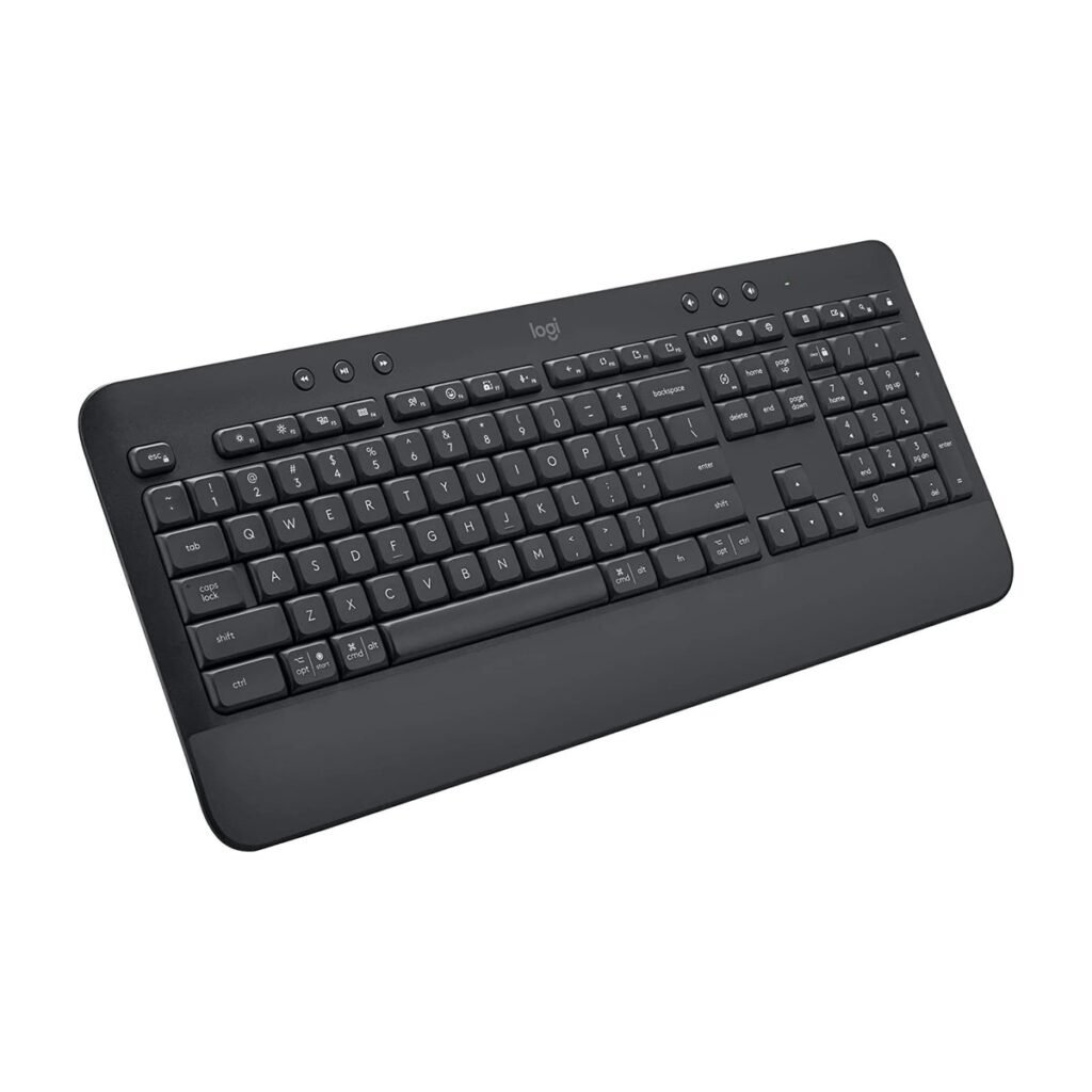 Teclado Logitech Signature K650 - Inalámbrico - Grafito