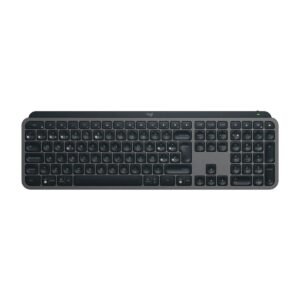Teclado Logitech MX Keys S - Iluminado - Bluetooth - Gris