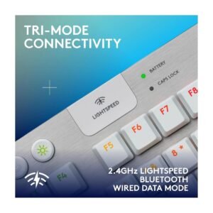 TECLADO GAMING LOGITECH G915 X LIGHTSPEED TKL - BLANCO