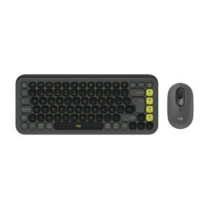 Teclado y Mouse Logitech POP - Inalambrico - Negro