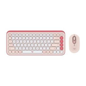 Teclado y Mouse Logitech POP - Inalambrico - Rosado
