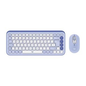 Teclado Y Mouse Logitech Pop Icon - Bluetooth - Lila