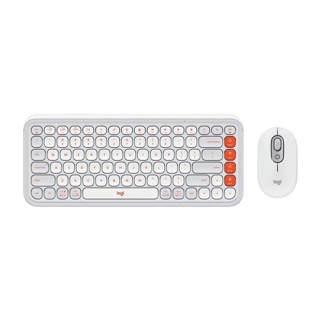 Teclado y Mouse Logitech POP - Inalambrico -Blanco