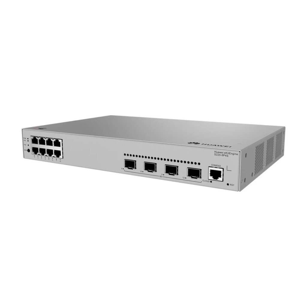 SWITCH HUAWEI EKITENGINE S220 - 10-100-1000 - 8 PUERTOS - POE+