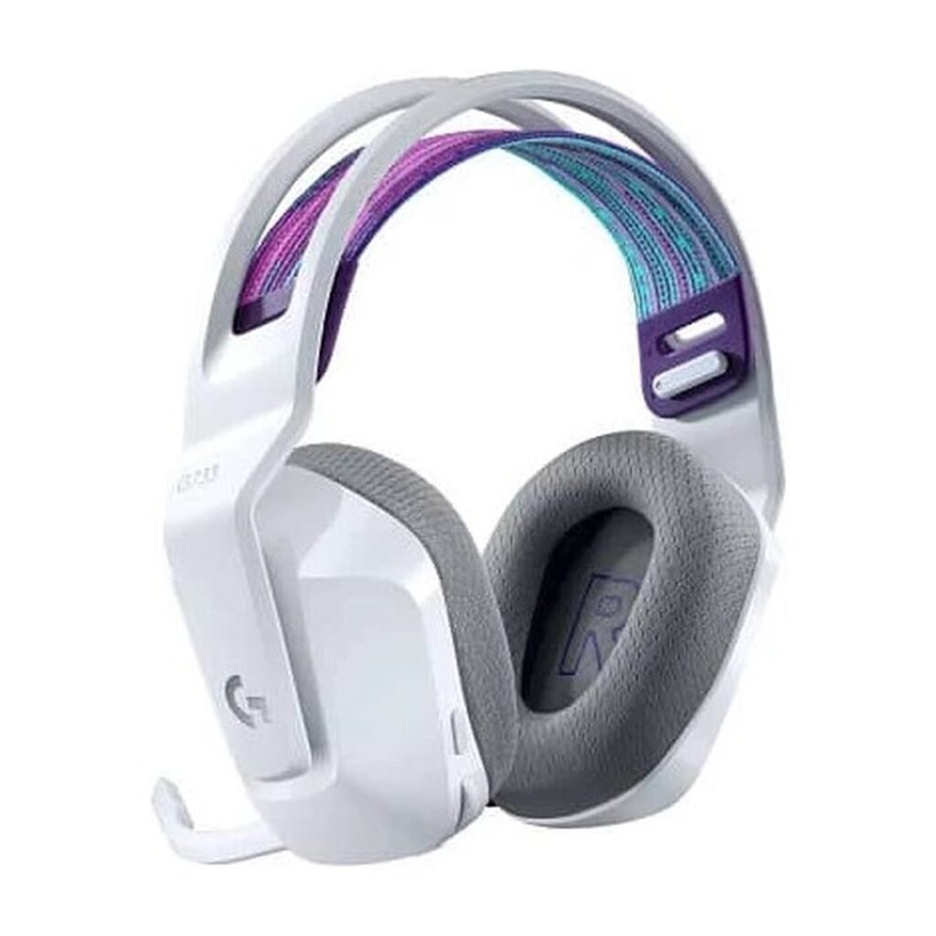 Headset Logitech Gaming G733 RGB inalámbrico – Blanco