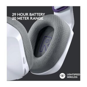 Headset Logitech Gaming G733 RGB inalámbrico – Blanco